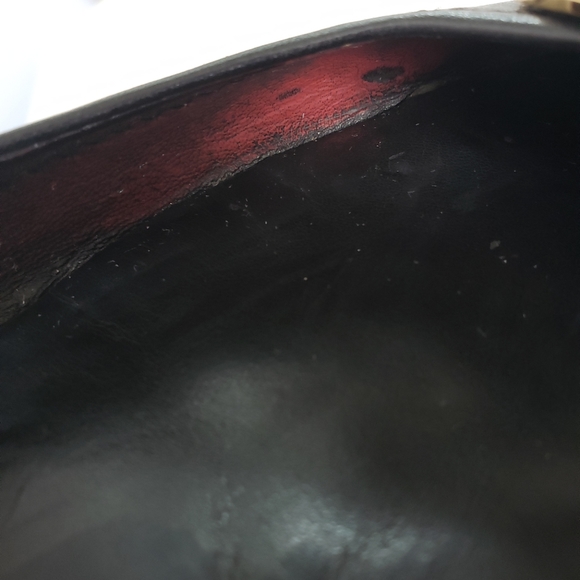 Tory Burch Reva Ballet Flat. Black Leather,  Gold Logo. - Picture 12 of 12